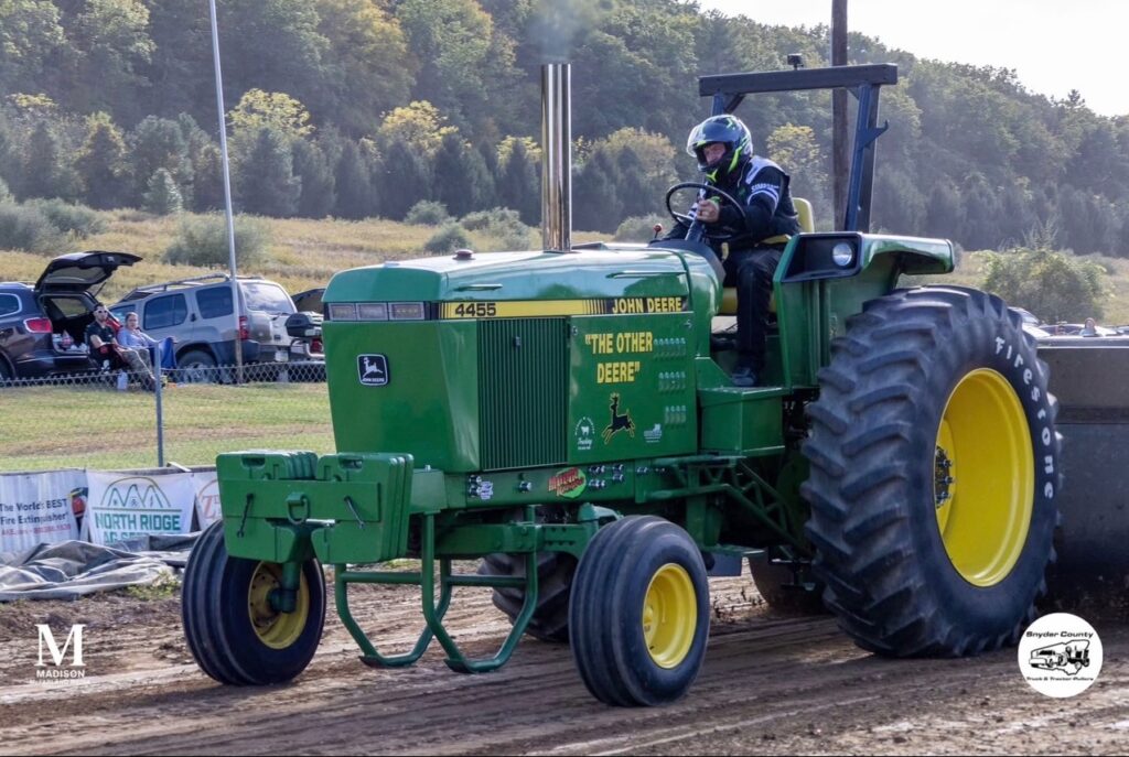 Puller Mike Courter of Mill Hall shows how it’s done! Trucks and tractors will be out in full force for the Truck/Tractor Extravaganza May 30 and 31 at the Clinton County Fairgrounds. 
